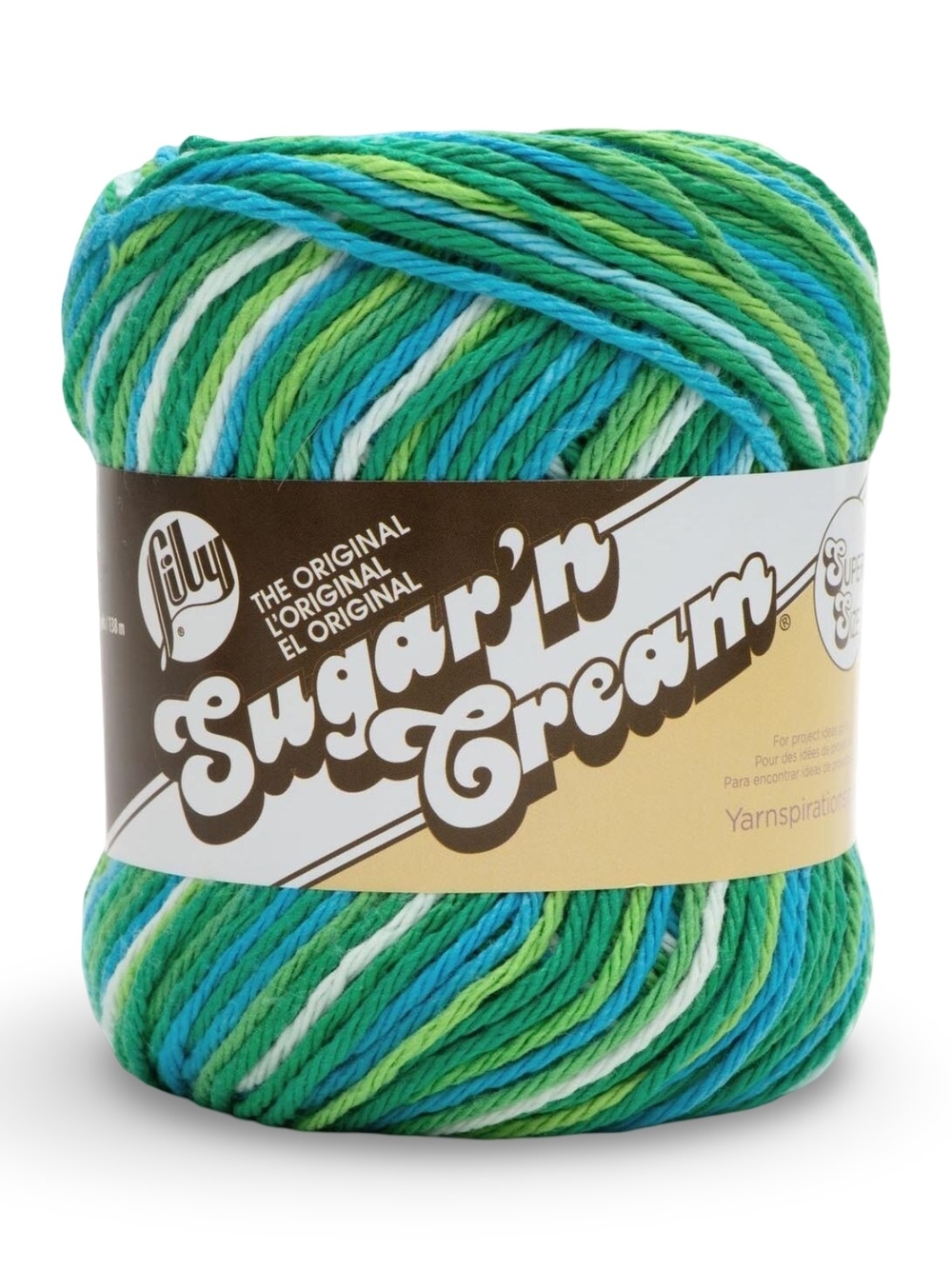 Lily Sugar'n Cream Variegated Cotton Yarn — Emerald Energy